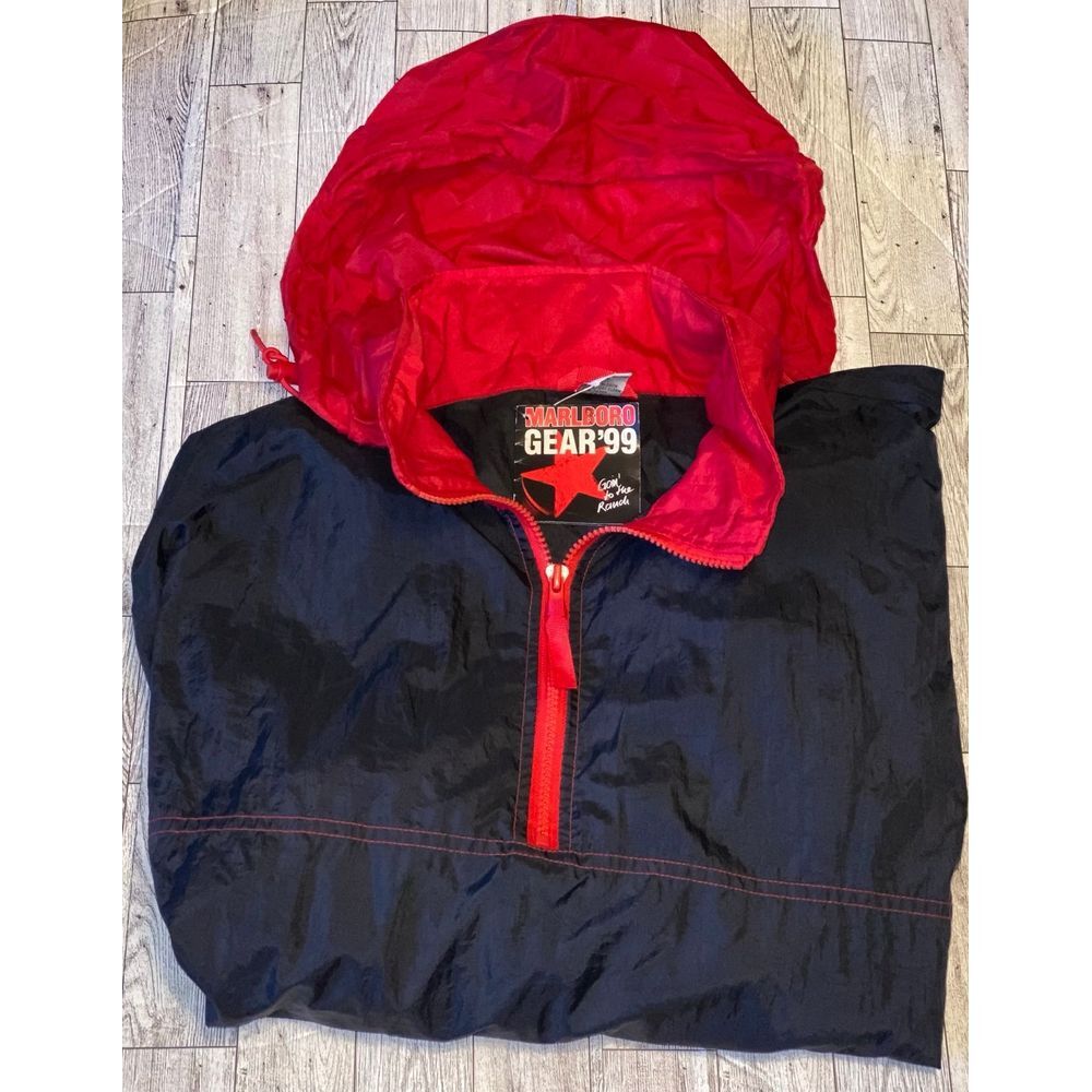 Vintage unisex adult NWT promotional Marlboro  windbreaker‎ jacket  Large